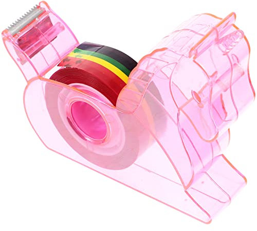 BCOATH 1Satz Tragbarer Klebebandspender Süßer Bandhalter Einhorn Design Für Schreibtisch Multifunktionaler Tape Cutter Für Bürobedarf Und Kreative Projekte