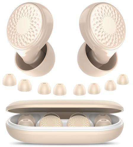 2025 Nuevos Tapones Oídos Ruido,-45dB Tapones Oidos Cancelacion de Ruido, Suave y Confortable, Ideales para Conciertos, Viajar, trabajo y Concentración con 8 Reutilizable Tapones Oidos XS/S/M/L