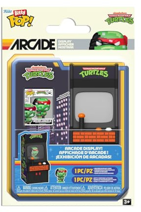 Funko POP! Bitty Arcade: Teenage Mutant Ninja Turtles (TMNT) - Michelangelo | Official Merch - Collectable Toy - Birthday Gift Idea for Fans and Collectors