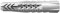 fischer Universaldübel UX 8 x 50, Schachtel mit 100 Nylondübeln, Allzweckdübel ohne Rand, für optimalen Halt bei Befestigungen in Beton, Gipskarton, Kalksand-Lochstein uvm.