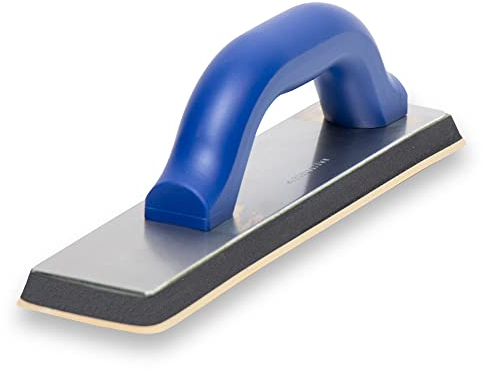 Marshalltown Tile Grouters Float, 12 x 3 inches, Offset Plastic Handle, Pure Gum Rubber, Made in The USA, 43BC