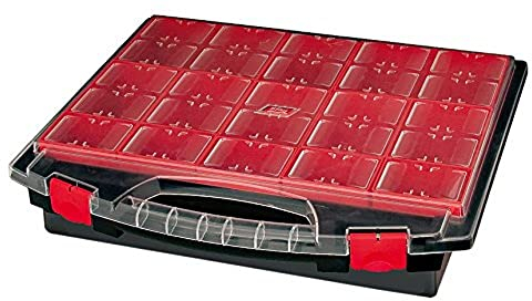 Tayg TG34008 Sortimentskasten, 32 Herausnehmbare Fächer, 330 mm x 247 mm x 54 mm Abmessungen