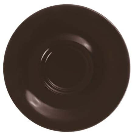 KAHLA Pronto Colore Untertasse 16 cm chocolate brown|brauner Unterteller aus Porzellan