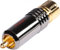 HICON HI-CM18 RCA Cinch-Stecker Press-Spangen-Verriegelung rot | HI-CM18-RED