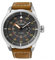 Citizen Reloj Analógico para Hombre de Cuarzo con Correa en Cuero AW1360-12H