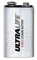 Non-rechargeable Battery, Lithium Manganese Dioxide, 1200 mAh, 9 V, PP3, Snap Contact
