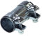 Exhaust Pipe Connector Steel Tube Clamp with Screws Adapter Sleeve Joint Coupler (55mmx59.5mm-80mm)