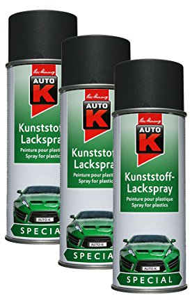 Kunststoff-Lackspray Anthrazit 400Ml Kwasny 233 096 Auto-K Special 3X