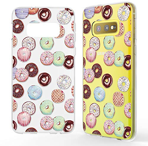 NALIA Handyhülle für Samsung Galaxy S10e - Motiv & Transparent, Doughnuts