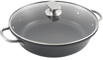 Metaltex Tempo - Casserole basse en aluminium forgé 28 cm