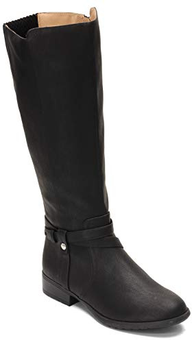 LifeStride Women's Xtrovert-Wc Knee High Boot, Black Wide Calf, 8