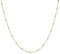MATERIA Gold Halskette Damen Kugelkette - 925 Silber Damenkette Goldkette vergoldet kurz in Etui K104-40 cm