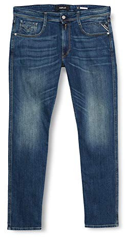 REPLAY Herren Anbass Jeans, 9 Medium Blue, 34W / 32L