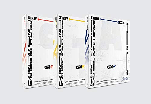 Stray Kids – GO Standard (Vol.1) Album + Vorbestellvorteil + gefaltetes Poster + extra Fotokarten-Set (zufällige Version)
