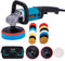 Polisseuse de Voiture, KATSU 1200W 150mm 180mm avec 20 éponges de Polissage Set et Sac à Outils, 6 Vitesses Variables, Machine à Cirer de Polissage de Voiture électrique, Kit de Détail de Voiture