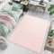 TAPISO Florida Tapis Poils Courts Moderne Rose Clair Uni Tapis Salon Chambre Adulte Salle à Manger Oeko-TEX Résistant 80 x 150 cm