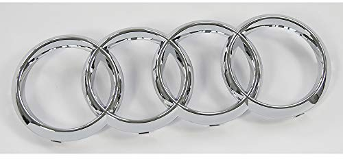 Audi 4H0853605C2ZZ Ringe Emblem Zeichen vorn Kühlergrill Logo chrom