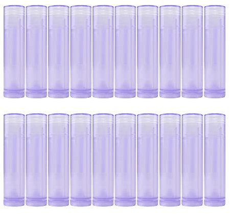 30 PCS 5 ML Violet en Plastique Brillant À Lèvres Baume à Lèvres Tubes avec Fond Twist et Top Cap Vide Recharge DIY Voyage Rouge À Lèvres Baume À Lèvres Tubes