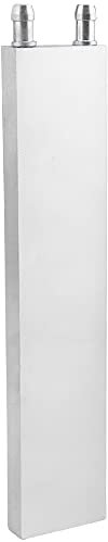 BGTXINGI Bloc de refroidissement à eau en aluminium pour système de refroidissement à eau froide et dissipateur de chaleur CPU 40 x 200 x 12 mm