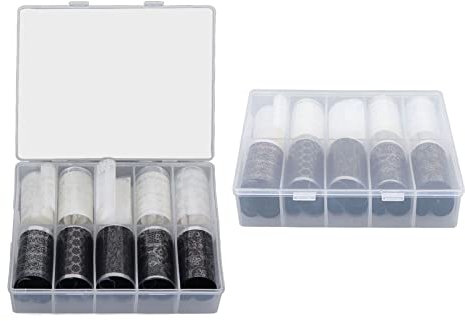 Lace Foils Sticker, 10pcs Lace Nail Art Sticker Simple Operation Black White Complete Styles Fashion for Home for