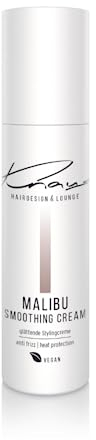 Knaus Hairdesign MALIBU 2-Phasen Smoothing Cream – Glättende Anti-Frizz-Creme mit Hitzeschutz bis ca. 230 °C | geschmeidigen Griff & schwereloses Finish | Föhn- & Glätteisen-Schutz