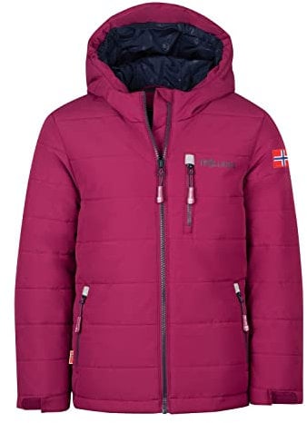 Trollkids Kids Hemsedal Snow Jacket XT 92, Plum/Navy
