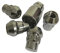 BIMECC M12x1.25 Nissan Locking Wheel Nuts/Bolts with Key - Silver - 60 Degree - To suit Nissan | Infiniti | Subaru