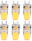 Pyhodi 6 Stück GY6.35 LED-Birnen, 5 W AC DC 12 V 500 Lm Bi-Pin-Sockel Glühbirnen warmweiß 2700 K Bis 3000 K, Halogen-COB-Silikon-Deckenlampen-Birnen-Ersatz-Landschaftsbirnen für Wohnzimmer, Wohnmobil