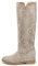 IF Fashion Stivaletti da Donna Zeppa Interna Traforati Primaverili Estivi Camoscio LY81-1 beige N.41