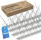 AOKKR Pinchos Antipalomas Acero Inoxidable, 1 Metros 4 Piezas Ahuyentador de Pajaros con Bridas para Cables, Espanta Gaviotas Pinchos Palomas Anti Pájaros para Balcon Canalón Ventana Terraza