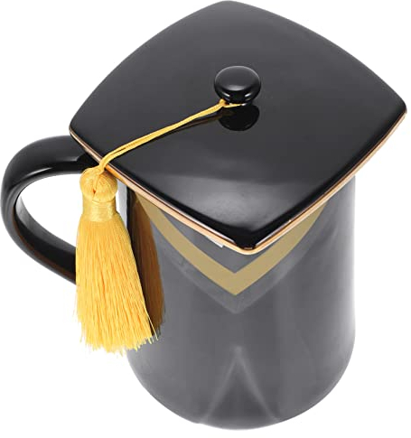 Alipis Taza De Graduación De Cerveza Taza De Sombrero De Graduación Taza De Café Personalizada Topper De Escritorio De Graduacion Taza De Bebida Cerámica Hombre Temporada De Graduación