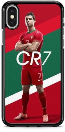 Générique Case for iPhone XR Silicone TPU Legend Football Gold Ronaldo Messi Neymar Mbappe 10 Ref 930 Ref 2678
