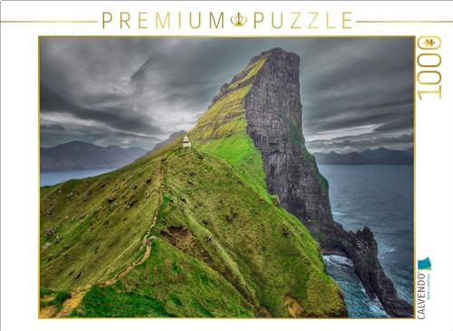 Puzzle · Kallur | Kallur ist ein Leuchtturm auf der Insel Kalsoy in den Färöern · 1000 Teile · Lege-Größe 64 × 48 cm · CALVENDO Puzzle