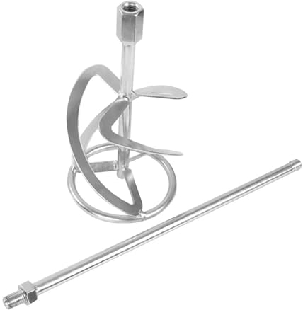 58 X 12 Cm Mixer-Rührstab, Industrielles Spiral-Design, Rührarm, S-Typ, Gewindekopf, Rührstab, Chemischer Zement, Beschichtungsschlamm