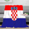 Flaggege von Kroatien Couchdecke,Warme Super Weiche Nationale Flaggege Decke, Schlafdecke Überwurfdecken Für Wohnzimmer,Bettwäsche,Sofa,Schlafzimmer,Kinder,Erwachsene,50x60inch(127x152cm)