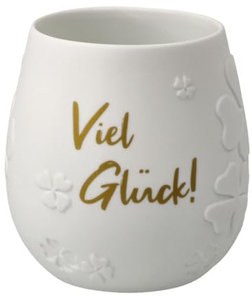 Portacandela antivento Buona fortuna! - Accessori da 10 cm