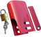 POPETPOP 1 Set Water Faucet Lock Outdoor Garden Hose Tap Lock Faucet Locking Device Outdoor Faucet Lock Box Water Tap Lock Anti- Faucet Lock Winter Protective Case Metal Red