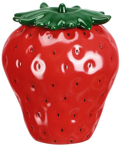 jojofuny Contenedor De Almacenamiento De De Cerámica Tapa Sellada Diseño De Para y Decoración De Mesa Para