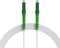 nexinex - 20m weißes Glasfaserkabel LC/APC auf LC/APC Patchkabel | Telekom, Vodafone, 1&1, Fritzbox, etc. kompatibel | LWL Simplex Singlemode OS2 FTTH Glasfaser Lichtwellenleiter Kabel