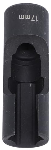 BOROCO Fuel Line Socket 1/2in Drive Chrome Vanadium Steel Efficient Removal for Fasteners On Injector Lines Bent Pipes EGT Sensors (17mm)