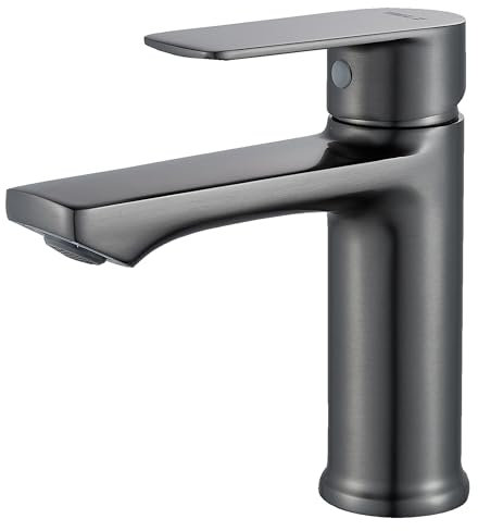 BELZ Robinet mitigeur monocommande monobloc design moderne eau chaude et froide bronze