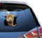 GENMIP Alpaka-Autofenster-Aufkleber, Alpaka-Aufkleber, Lama-Alpaka-Aufkleber, Coole 3D-Fahrzeuge, Spielzeug Für Kinder, Lustiges Gesicht, Garagenaufkleber
