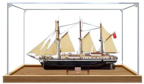 Acryl-Vitrine für Lego 10335 Endurance Expedition Schiffsmodell, staubdichte Box, Aufbewahrungsbox, transparente Box, Displaybox, kompatibel mit Lego 10335 (nur Hülle, kein Modell (3 mm)