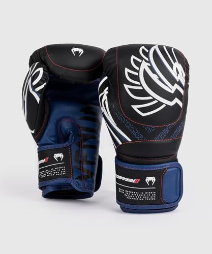 Venum x Tekken 8 - Jin Kazama Boxhandschuhe - Blau/Schwarz/Weiß - 10 oz