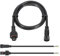 PATIKIL 3.28Ft 3 Pin Extension Cable Wire, 20AWG Waterproof IP67 Extension Cord with 7.87 Male Female Connector kit for Boat Car Truck Indoor/Outdoor Solar LED Strip Light, Black