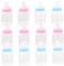 VICASKY Mini Dekorative Babyflaschen Und Kreative äuglingsnahrungsflasche Für Babyparty Taufe Und Als Gastgeschenk Für Neugeborene
