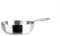IBILI - Sartén Honda Tricapa Triply Natural 28 Cm, Acero inoxidable, Apto para induccion, sin antiadherente