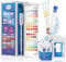 Pawfly 21 in 1 Trinkwasser Test Kit, 125 Streifen für Leitungswasser Brunnen Schwimmbad Aquarium Spa, Home Wasserqualität Teststreifen für pH-Härte Chlor Blei Eisen Kupfer Nitrat Fluorid & mehr