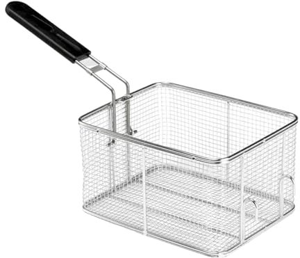 Panier à friteuse en acier inoxydable pour barbecue, restaurant, maison, style D, 8 l