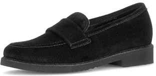 Gabor Damen Slipper, Frauen Slipper, Mokassins,College Schuhe,Businessschuhe,Slip-ons,Passform,Comfort,Optifit,schwarz(Ra.Glitter,38 EU / 5 UK